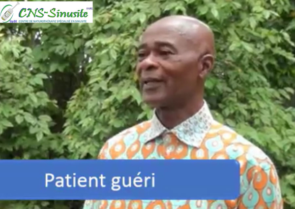 T&eacute;moignage Patiente guerie de la sinusite &agrave; CNS-Sinusite.