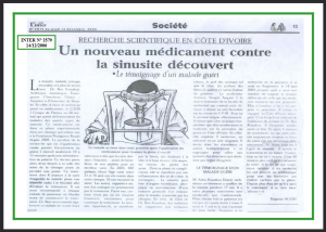 Le T&eacute;moignage D'un Malade Gu&eacute;ri (L'Inter)